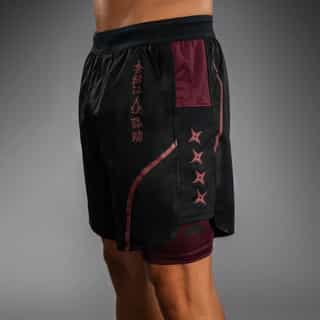 shorti venum x assassin’s creed shadows men’s training shorts – burgundy black 2 шорти venum x assassin’s creed shadows men’s training shorts - burgundy/black 2