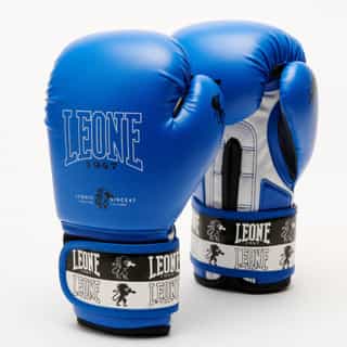 detski boksovi rykavici leone iconic blue детски боксови ръкавици leone iconic blue