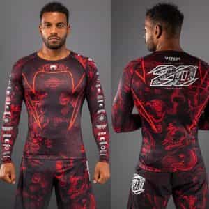 Рашгард Venum 20th Anniversary Long Sleeve Rashguard – Black Red рашгард venum 20th anniversary long sleeve rashguard - black/red