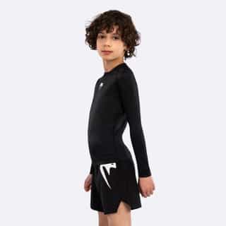detski rashguard venum contender kids rashguards long sleeves – black 1 детски рашгард venum contender kids rashguards long sleeves - black 2