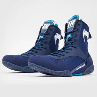 obuvki za boks venum x top rank original boxing shoes – navy blue обувки за бокс venum x top rank original boxing shoes - navy blue