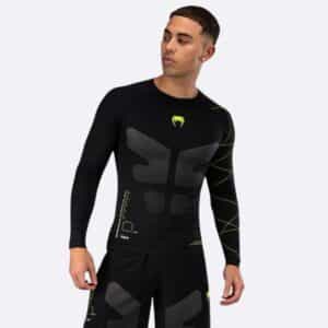 rashgard venum training camp 4.0 long sleeves – black neo green рашгард venum training camp 4.0 long sleeves - black/neo green