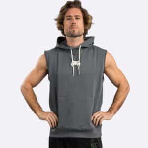 suichyr venum sparring sleeveless hoodies – storm grey суичър venum sparring sleeveless hoodies - storm grey