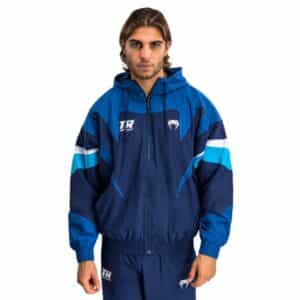 suichyr venum x top rank original men’s hooded tracksuit jacket – navy blue суичър venum x top rank original men's hooded tracksuit jacket - navy blue