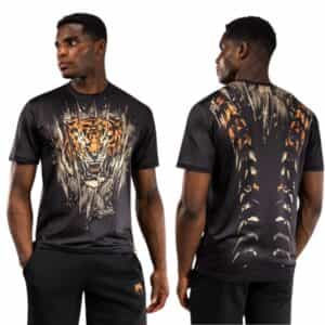 teniska venum tiger dry tech black neon orange тениска venum tiger dry tech black/neon orange