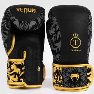 boksovi rykavici venum x Ilia topuria unmatched boxing gloves – black gold боксови ръкавици venum x Ilia topuria unmatched boxing gloves - black/gold