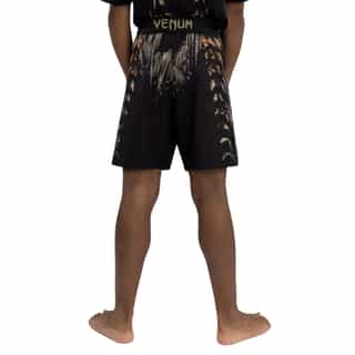 detski shorti venum tiger kids fight shorts black neon orange 2 детски шорти venum tiger kids fight shorts black/neon orange 2