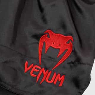 muai thai shorti classic venum – black red 3 муай тай шорти classic venum - black/red 3