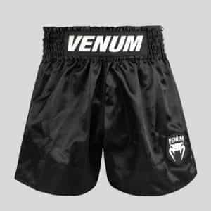 muay thai venum classic evo muay thai shorts – black white муай тай шорти venum classic evo muay thai shorts - black/white