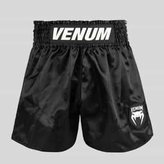 muay thai venum classic evo muay thai shorts – black white муай тай шорти venum classic evo muay thai shorts - black/white