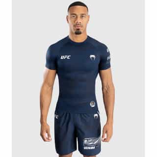 rashgard ufc fusion by venum fight week men’s performance short sleeve rashguard – oceanic blue рашгард ufc fusion by venum fight week men’s performance short sleeve rashguard - oceanic blue