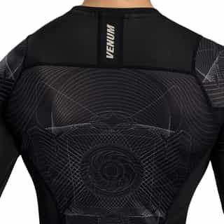 rashgard venum g-fit air men’s long sleeve rashguard – deep black desert sand 3 рашгард venum g-fit air men's long sleeve rashguard - deep black/desert sand 3