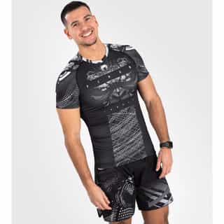 rashguard venum gorilla jungle black white 2 рашгард venum gorilla jungle black/white 2