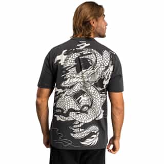 teniska venum dragon’s flight charcoal grey cream white 1 тениска venum dragon’s flight charcoal grey/cream white 1