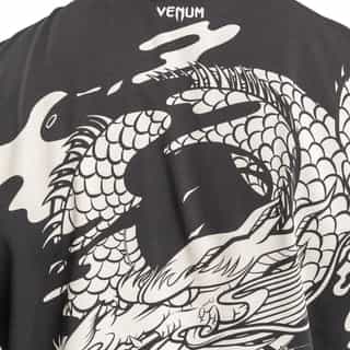 teniska venum dragon’s flight charcoal grey cream white 3 тениска venum dragon’s flight charcoal grey/cream white 3