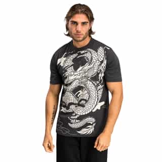 teniska venum dragon’s flight charcoal grey cream white тениска venum dragon’s flight charcoal grey/cream white