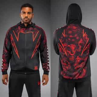 суичър venum 20th anniversary track jacket – black red суичър venum 20th anniversary track jacket - black/red