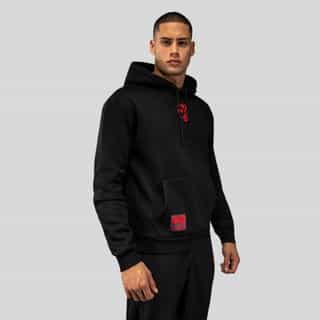 суичър venum x mike tyson tiger hoodie – deep black intense red 3 суичър venum x mike tyson tiger hoodie - deep black intense red 2
