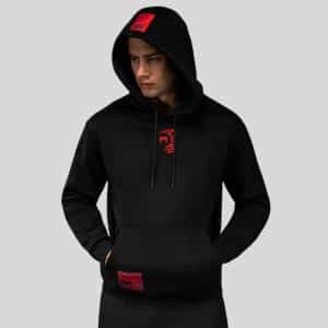 суичър venum x mike tyson tiger hoodie – deep black intense red суичър venum x mike tyson tiger hoodie - deep black intense red