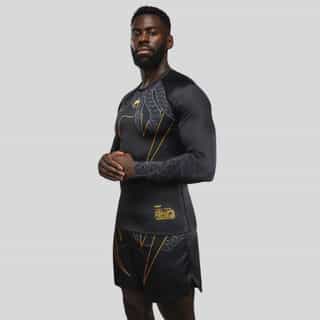 rashgard venum serpenti long sleeve rashguard – black silver gold 1 рашгард venum serpenti long sleeve rashguard - black/silver/gold 1