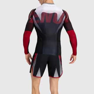 rashguard venum adrenaline long sleeve red 1 рашгард venum adrenaline long sleeve red 1