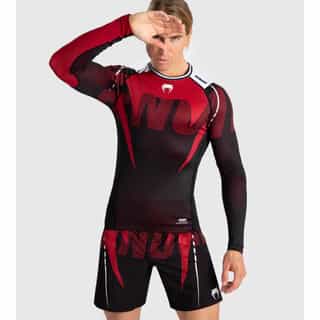 rashguard venum adrenaline long sleeve red 3 рашгард venum adrenaline long sleeve red 3