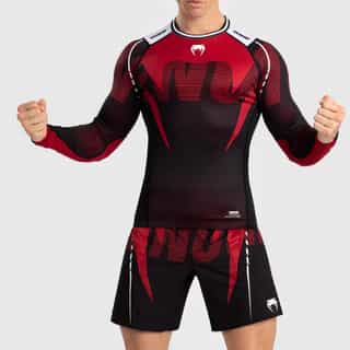 rashguard venum adrenaline long sleeve red рашгард venum adrenaline long sleeve red