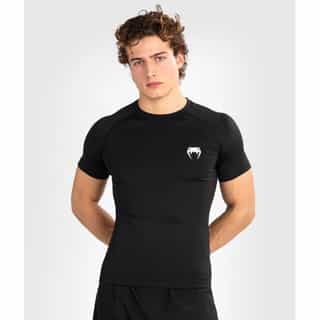 rashguard venum contender black white рашгард venum contender black/white