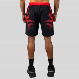 shorti venum x mike tyson tiger training shorts – deep black intense red 1 шорти venum x mike tyson tiger training shorts - deep black/intense red 1