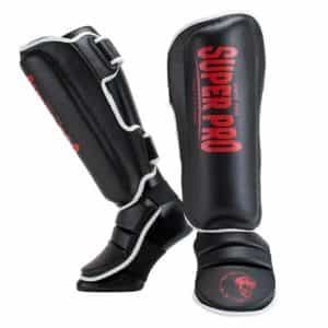 -Крака-Super-Pro-Shin-Guards-Protector-Black-Red-1-e1630653211532.jpg протектори за крака super pro black red