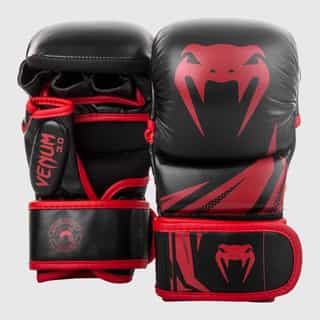 mma rykavici venum sparring gloves challenger 3.0 black red мма ръкавици venum sparring gloves challenger 3.0 black/red