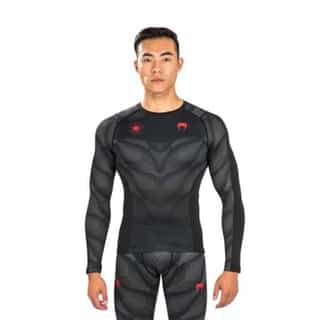 rashguard venum phantom long sleeves – black red рашгард venum phantom long sleeves - black/red