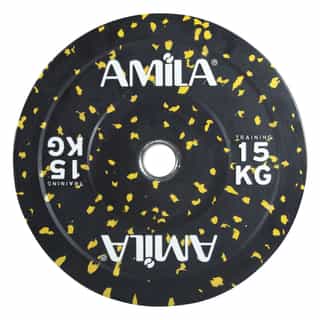 olimpiiski gumiran disk amila bumper 15kg олимпийски гумиран диск amila bumper 15кг - 2бр