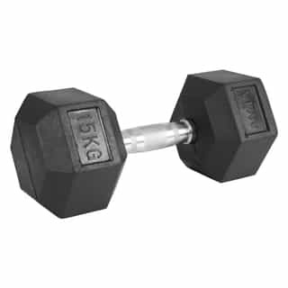 dumbel 15 kg 1 дъмбел гира хексагонален шестограм 2x15кг 1
