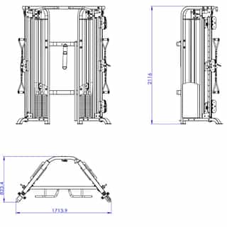 krosouvar dkn functional trainer f1 5 кросоувър dkn functional trainer f1 5