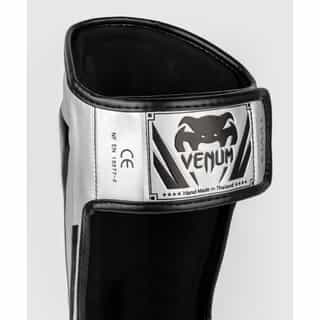 protektori za kraka venum elite silver black 3 протектори за крака venum elite silver/black 3