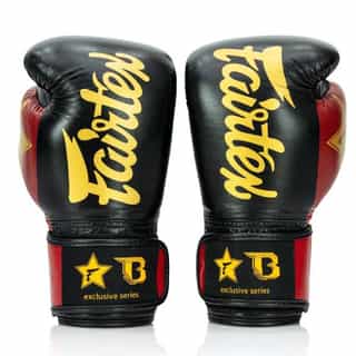 boksowi rykavici fairtex black red gold stranichna snimka боксови ръкавици fairtex black/red/gold външна част
