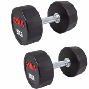 dymbeli amila polygonal pu 20kg дъмбели amila polygonal pu 20кг