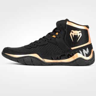 obuvki za borba venum elite wrestling shoes black bronze 2 обувки за борба venum elite wrestling shoes black/bronze 2