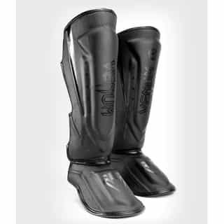protektori za kraka venum elite black black 2 протектори за крака venum elite black/black 3