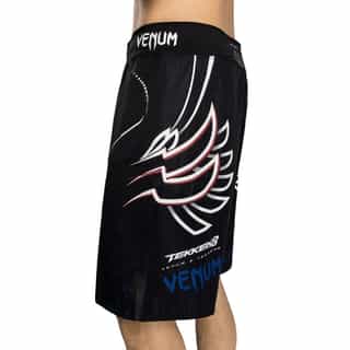 шорти venum x tekken 8 – jin kazama fight shorts – blue black white 3 шорти venum x tekken 8 - jin kazama fight shorts - blue/black/white 3