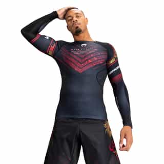 rashguard venum x tekken 8 – marshall law black red gold 2 рашгард venum x tekken 8 - marshall law black/red/gold 2