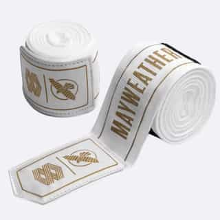 bintove za boks mayweather white gold бинтове за бокс mayweather white/gold