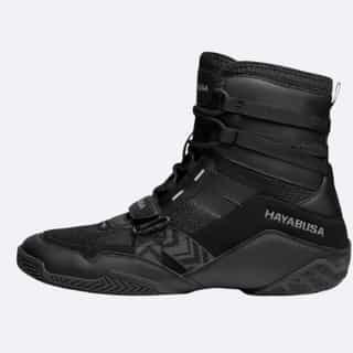 obuvki za boks hayabusa strike black 2 обувки за бокс hayabusa strike black 1