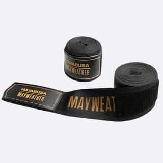 bintove za boks hayabusa mayweather black gold 1 бинтове за бокс hayabusa mayweather black/gold 1