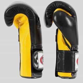 boksovi rykavici fairtex mexican style black yellow 3 боксови ръкавици fairtex mexican style black/yellow 3