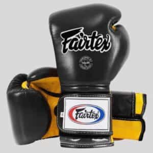 boksovi rykavici fairtex mexican style black yellow боксови ръкавици fairtex mexican style black/yellow