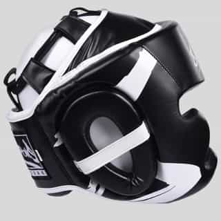 kaska za boks 8 weapons unlimited black white 1 каска за бокс 8 weapons unlimited black/white 2