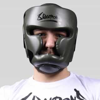 kaska za boks 8 weapons unlimited olive black 2 каска за бокс 8 weapons unlimited olive/black 2
