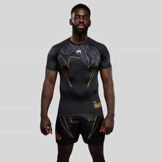 rashgard venum serpenti short sleeve black silver gold рашгард venum serpenti short sleeve black/silver/gold